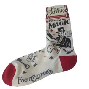 Foot Clothes Magic Socks Cream & Red OS